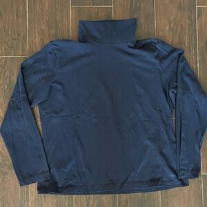 Navy blue IZOD turtleneck T shirt